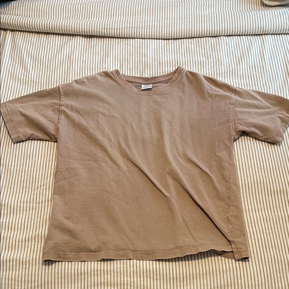 Zara Tan Short Sleeve Men's Tee